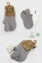 Bistyle 2li Sneakers Smile Penye Çorap Bs20106 Gri Ekru