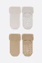Bistyle 2li Havlu Soket Kaymaz Basic Girl 10507 Bej