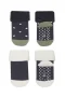 Bistyle 2li Havlu Soket Kaymaz Point Boy 10506 Antrasit