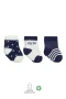 Bistyle 3lü Penye Cute Stars Soket Çorap Bs10115 Lacivert