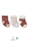 Bistyle 3lü Penye Kız Soket Çorap Bs10112 Pudra