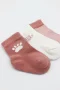 Bistyle 3lü Penye Soket Çorap Bs10110 Pudra