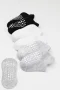 Bistyle 6lı Sneakers Kaymaz Penye Çorap Bs20102 Gri Beyaz Siyah