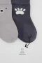 Bistyle Bear Penye Soket Çorap 2Li BS10116 Gri