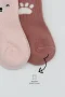 Bistyle Bear Penye Soket Çorap 2Li BS10116 Pembe