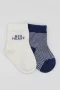Bistyle Big Heart Penye Soket Çorap 2Li BS10117 Lacivert