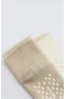 Bistyle Çemberli Basic Penye Kaymaz Soket Çorap 2li 10146 Bej