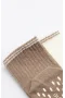 Bistyle Çemberli Basic Penye Kaymaz Soket Çorap 2li 10146 Kahve