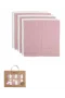 Bistyle Colours Kutulu 6lı Penye Mendil 20x20 90161 Ekru Gül Kurusu