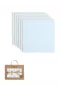 Bistyle Colours Kutulu 6lı Penye Mendil 20x20 90161 Ekru Mavi