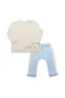 Bistyle Curly Lamb 2li Bebe Takım 14107 Bej-ekru