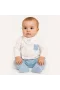 Bistyle Curly Lamb 3lü Zıbın Takımı 13107 Bej Ekru