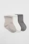 Bistyle Elephant Boy 3lü Penye Soket Çorap 10135 Gri