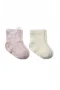 Bistyle Fiyonklu Penye Soket Çorap 2li 10149 Lila