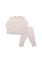 Bistyle Grow İn Love 2li Bebe Takım 14102 Pembe Ekru