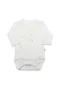 Bistyle Kruvaze  Body Uzun Kol Welcome Baby Duck 17108 Sarı