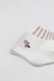 Bistyle Little Girl Penye Soket Çorap 2li 10139 Ekru Lila