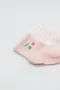 Bistyle Little Girl Penye Soket Çorap 2li 10139 Pembe Ekru