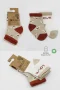 Bistyle Love Dog Penye Soket Çorap 2Li BS10118 Bej