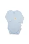 Bistyle Organic Modal Flying Balloons Kruvaze Uzun Kol Body Bs17121 Mavi