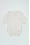 Bistyle Organik Natural Basic Style Kruvaze Uzun Kol Body Bs17102 Ekru