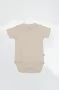 Bistyle Organik Natural Basic Style Kruvaze Yarım Kol Body Bs17101 Bej