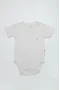 Bistyle Organik Natural Basic Style Yarım Kol Body Bs17103 Beyaz