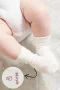 Bistyle Puanlı Kaymaz Penye Soket Çorap 3lü Bs10108 Pudra