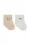 Bistyle So Bear Penye Soket Çorap 2li 10142 Bej Ekru