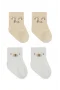 Bistyle So Bear Penye Soket Çorap 2li 10142 Bej Ekru