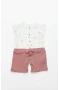 Bistyle Tulum Şort Müslin Starfish Wishes 15142 Pembe