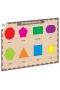 CAAHS-3204 CA GAMES AHŞAP GEOMETRİK ŞEKİLLER BUL-TAK