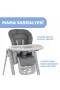 Chicco Polly Magic Mama Sandalyesi Dark Grey