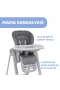 Chicco Polly Magic Relax Mama Sandalyesi Grey Melange