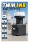 Çift Çıkışlı Twin LNB 4K Ultra HD Uyumlu Ku Band Uydu Anten Başlığı 0.1 dB