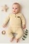 Çizgili Kumaş % 100 Pamuk 2li Unisex Takım