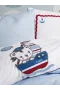 Cotton Box Punch Ranforce Nakışlı Bebek Nevresim Takımı Miniyo