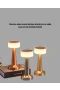 Dokunmatik LED Masa Lambası – USB Şarjlı, Kablosuz ve 3 Kademeli Aydınlatma