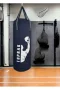 6-9 Yaş Boks Torbası 50Cm Çocuk Boks Torbası Eldiven+Karabina Hediyeli Lacivert