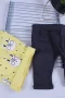 Erkek Bebek Desenli 2li Pantolon 3/12 Ay