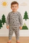 Erkek Bebek Pijama Eşofman Takımı Siyah