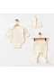 Eslenza Baby 3lü Zıbın Takım 0038 Bej