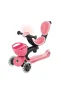 Globber Go Up Baby 360 Scooter (ışıklı) Koyu Pastel Pembe