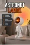 Gün Batımı Efekti Sunan Astronot LED Masa Lambası Yeni Nesil