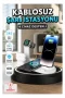 Kablosuz Şarj İstasyonu 4 Cihaz Destekli ve Hızlı Şarjlı