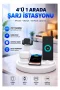 Kablosuz Şarj İstasyonu 4’ü 1 Arada iPhone Watch ve AirPods Uyumlu
