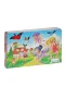 LC073 Laço, Orta Boy Frame Boyamalı Puzzle 9 Model