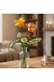 LZ1658 LOZ Eternal Flowers Serisi - Güneşli ve Enerjik Turuncu 456 Parça Yapım Seti