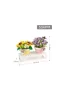 LZ1674 LOZ Eternal Flowers Serisi - Saksıda Çiçekler Letters from Spring Baby’s Breath Daisy With Bee 534 Parça Yapım Seti