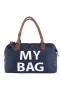 M&Y My Bag Deri Anne Bebek Bakım Çantası 7070 Lacivert